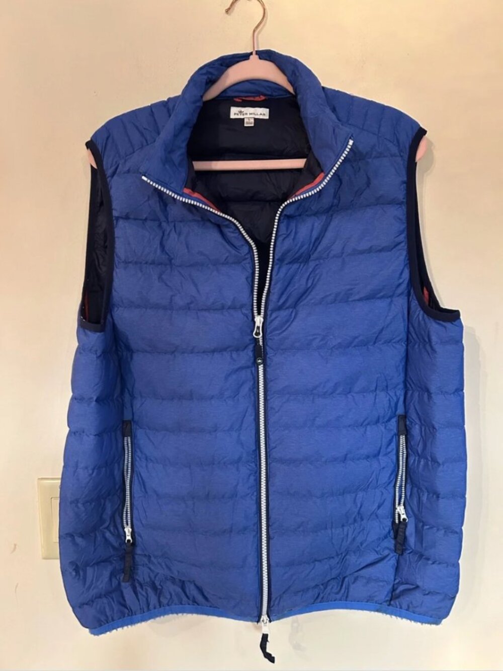 Peter Millar blue lightweight vest men’s size L